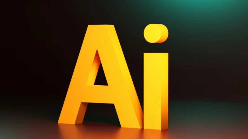 3D-Schädelöffnung mit weißem »AI«-Schriftzug und Lichtpartikeln — KI-First-Strategie für den Mittelstand